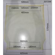Коврик полиуретановый для TSS-WP100TH/TL (570х500х5)