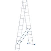 Лестница 2-х секционная алюминиевая 2*14