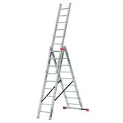 Лестница 3-х секционная алюминиевая 3*9