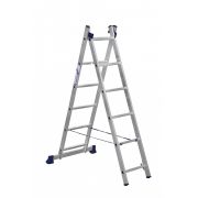 Лестница 2-секционная алюминиевая TOR SC2006 2*6 универсальная