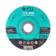 FTL Круг отрезной по нержавеющей стали FTL E-Nox 115 х 0,8 х 22,2 мм A54TBF