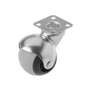 Колесо мебельное поворотное резиновое SCmg 20 40 мм