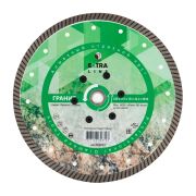 Специальный алмазный круг DIAM TURBO ГРАНИТ 230 мм с фланцем EXTRA LINE 000631